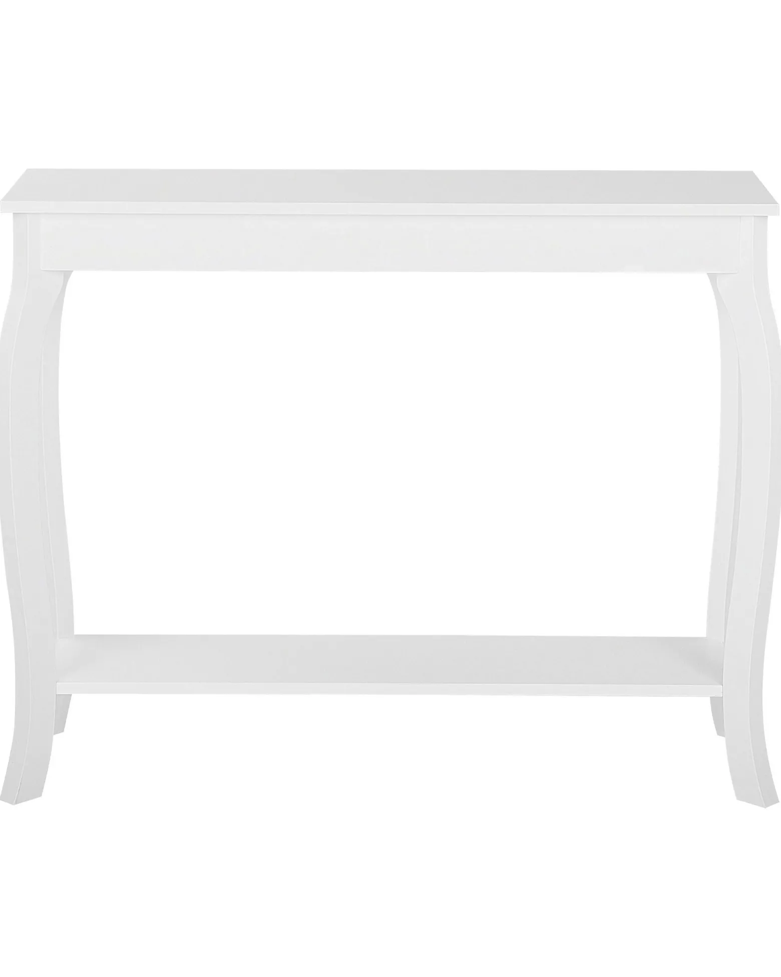 Konsola stolik z półką 100x30 cm biały