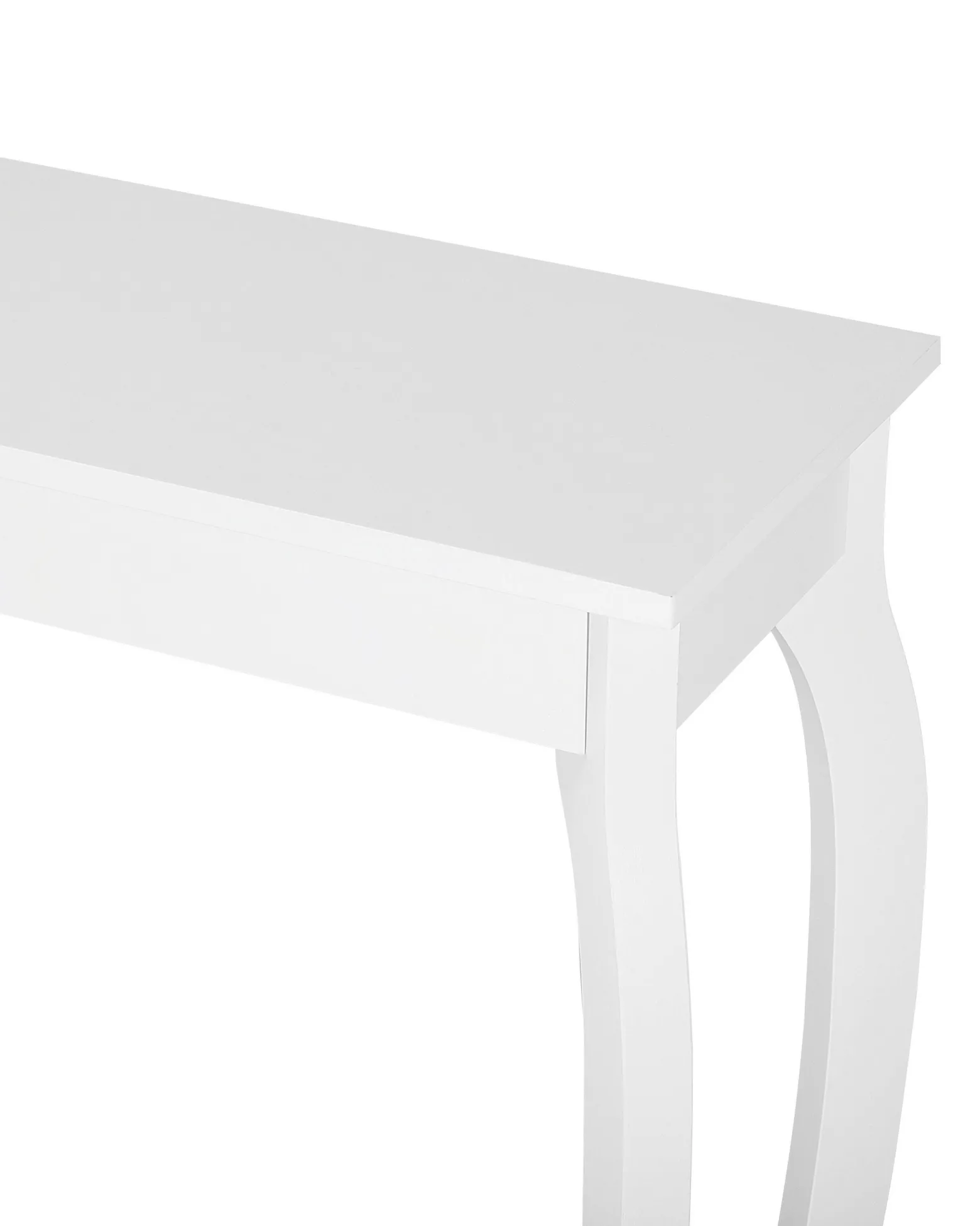 Konsola stolik z półką 100x30 cm biały
