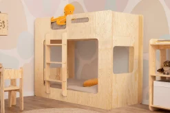 Łóżko piętrowe drewniane MIMI L - SMARTWOOD®
