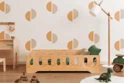 Łóżko pojedyncze drewniane TILA 2B Lakier - SMARTWOOD®