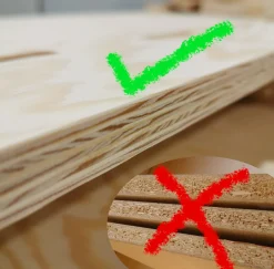 Łóżko pojed. z szufladą drewn. TIPI DRAWER Lakier SMARTWOOD®