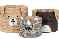 Kosze na zabawki 40x37 cm GATTO E CANE-II
