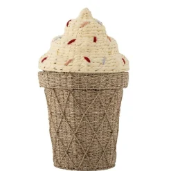 Kosz na zabawki hiacynt wodny GELATO 72 cm