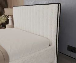 Łóżko tapicerowane ARIA 120x200 z pojemnikiem NEV