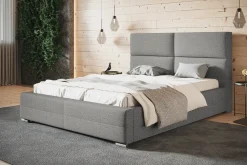 Łóżko tapicerowane LIZBONA 90x200 ze stelażem metalowym