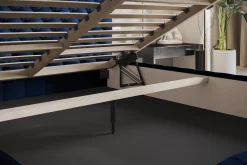 Łóżko tapicerowane Miami Slim 90x200 ze stelażem drewnianym