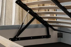 Łóżko tapicerowane Milano Slim 90x200 ze stelażem metalowym