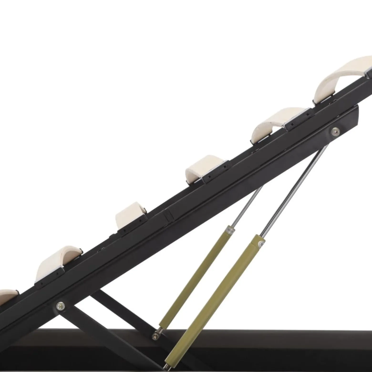 Łóżko tapicerowane rama łóżka ze stelażem szara skóra led 90 x 200 cm