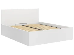 Łóżko Tritex 160x200 ze stelażem i pojemnikiem białe