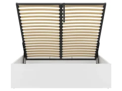 Łóżko Tritex 160x200 ze stelażem i pojemnikiem białe