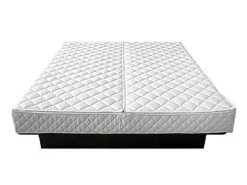 Łóżko wodne materac boucle 180x200 brązowe