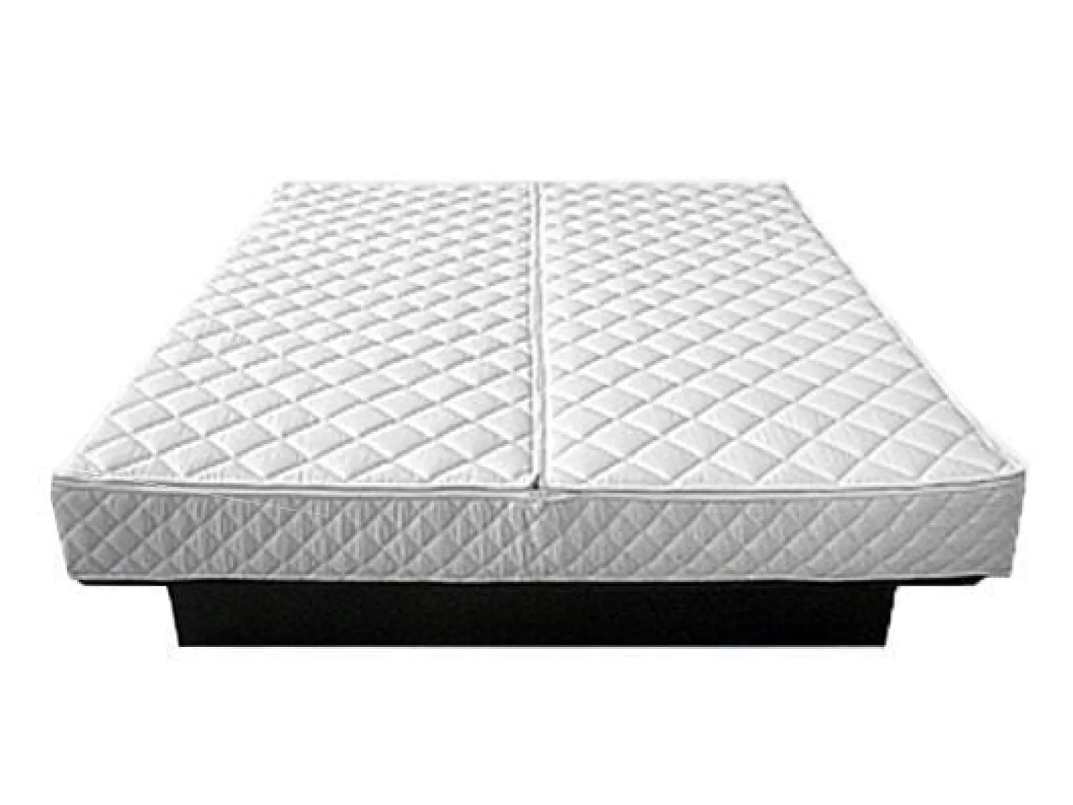 Łóżko wodne materac boucle 180x200 brązowe
