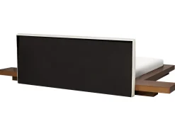 Łóżko wodne materac boucle 180x200 brązowe