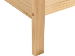 Łóżko ze stelażem 160x200 jasne drewno
