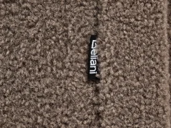 Łóżko z pojemnikiem bez zagłówka Boucle DINAN 90 x 200 cm Beżowoszary