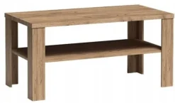 Kraft Złoty Ława Stolik z Półką 120 cm ANTICA