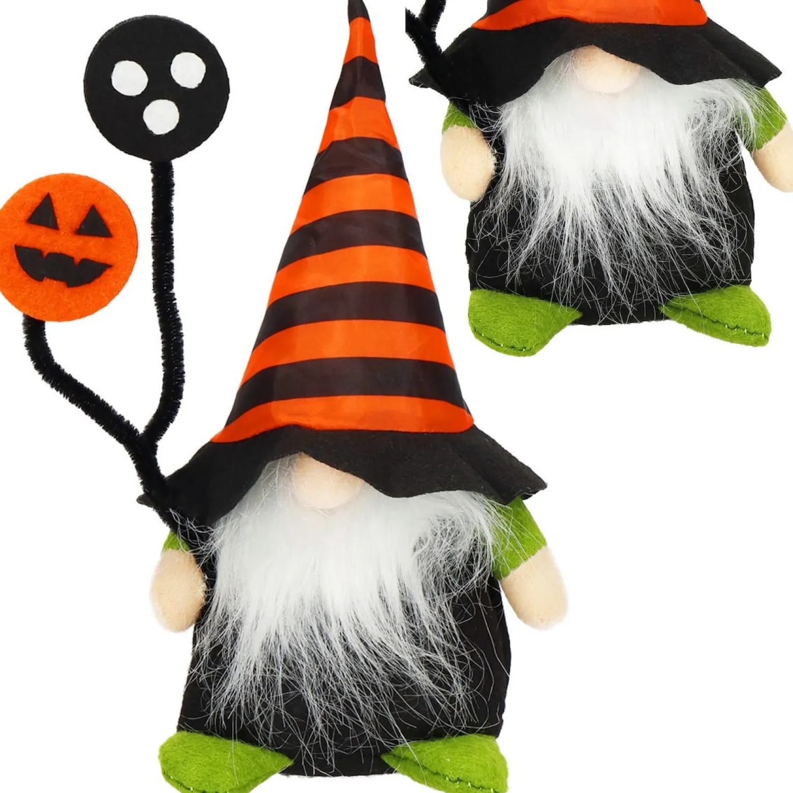 Krasnal 20cm ozdoba na Halloween skrzat świąteczny dekoracja
