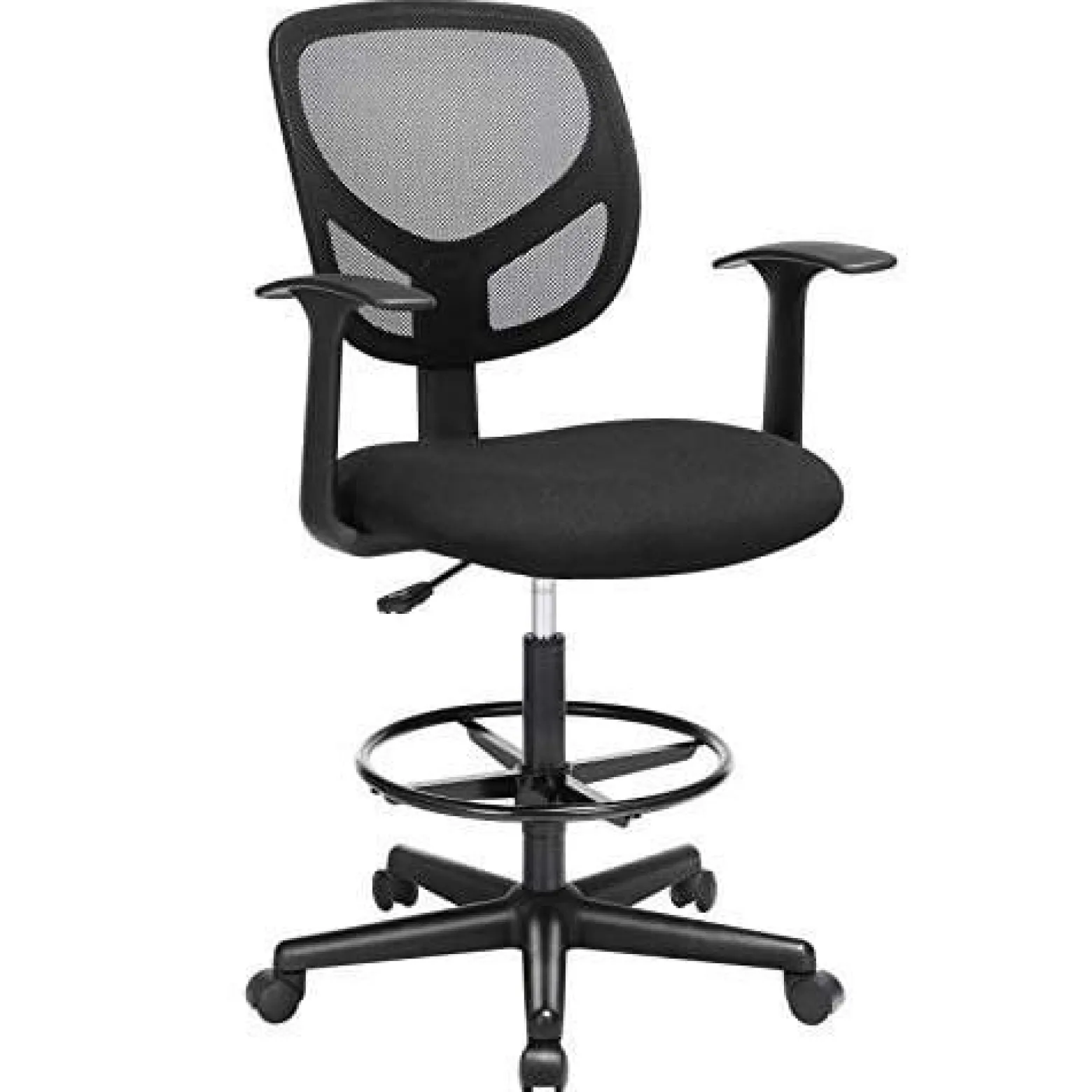Krzesło Biurowe Ergonomiczny Stołek Roboczy Z Podłokietnikam