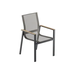Krzesło ogrodowe aluminiowe BELLANTI Verona Luna Dark Grey