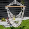 Krzesło brazylijskie ażurowe 90 x 70 cm ecru PATIO