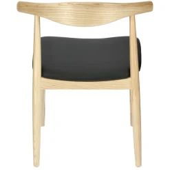 Krzesło Codo insp. Elbow Chair naturalny/czarny drewniane