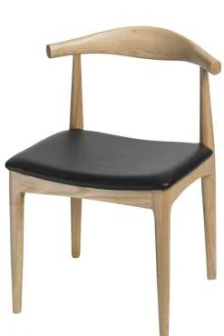 Krzesło Codo insp. Elbow Chair naturalny/czarny drewniane