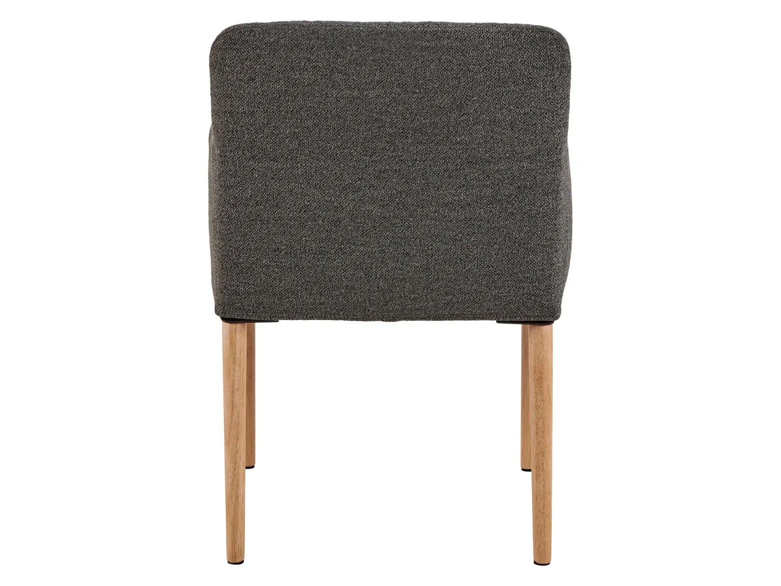 Krzesło Comforta tapicerowane z podłokietnikami, tkanina Anthracite 130
