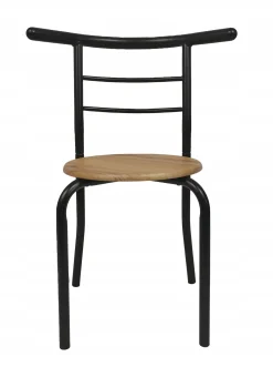 Krzesło do kuchni jadalni salonu loft nowoczesne 51x40 cm Rein dąb