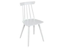 Krzesło drewniane Modern patyczak białe