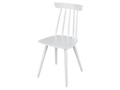Krzesło drewniane Modern patyczak białe