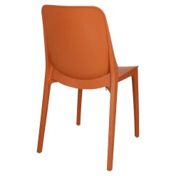 Krzesło Ginevra terracotta z tworzywa