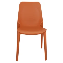 Krzesło Ginevra terracotta z tworzywa