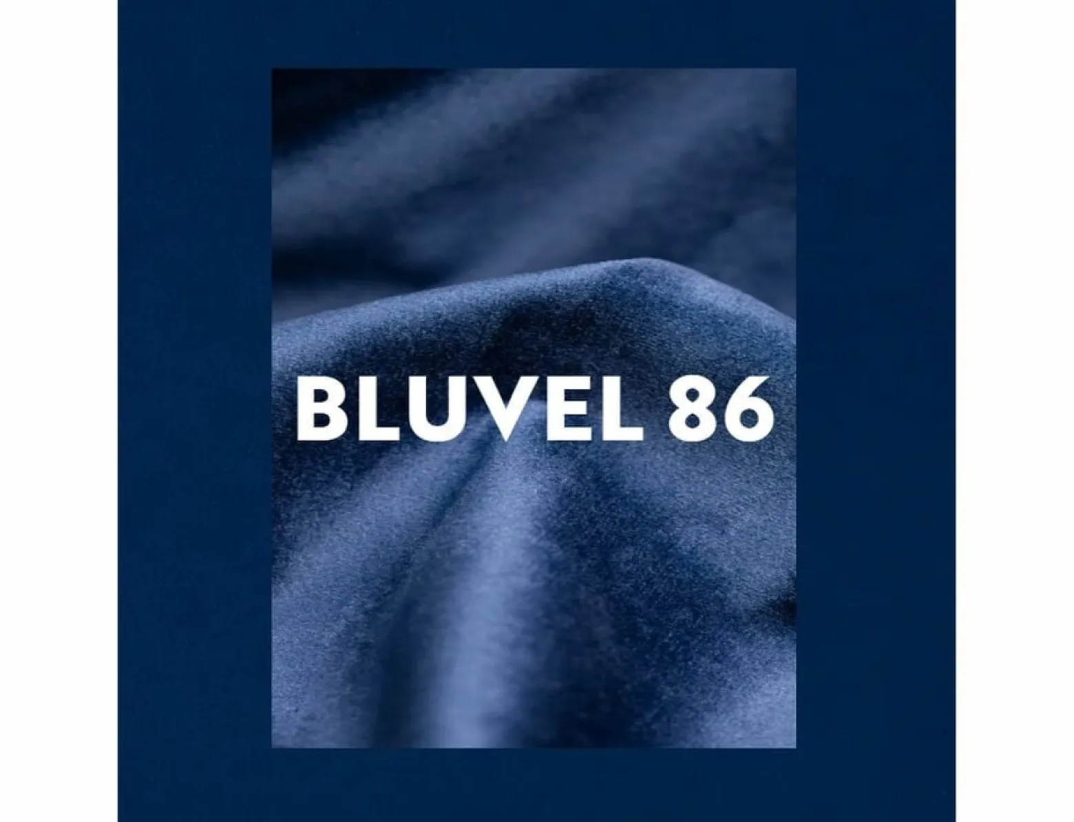 Krzesło LILIA VELVET granatowe