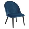 Krzesło Manley VIC navy blue tapicerowane