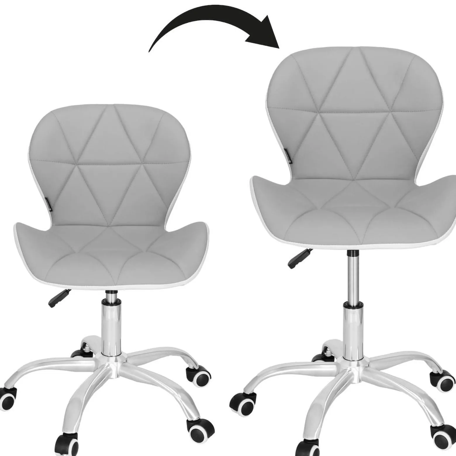 Krzesło obrotowe biurowe ergonomiczny fotel na kółkach