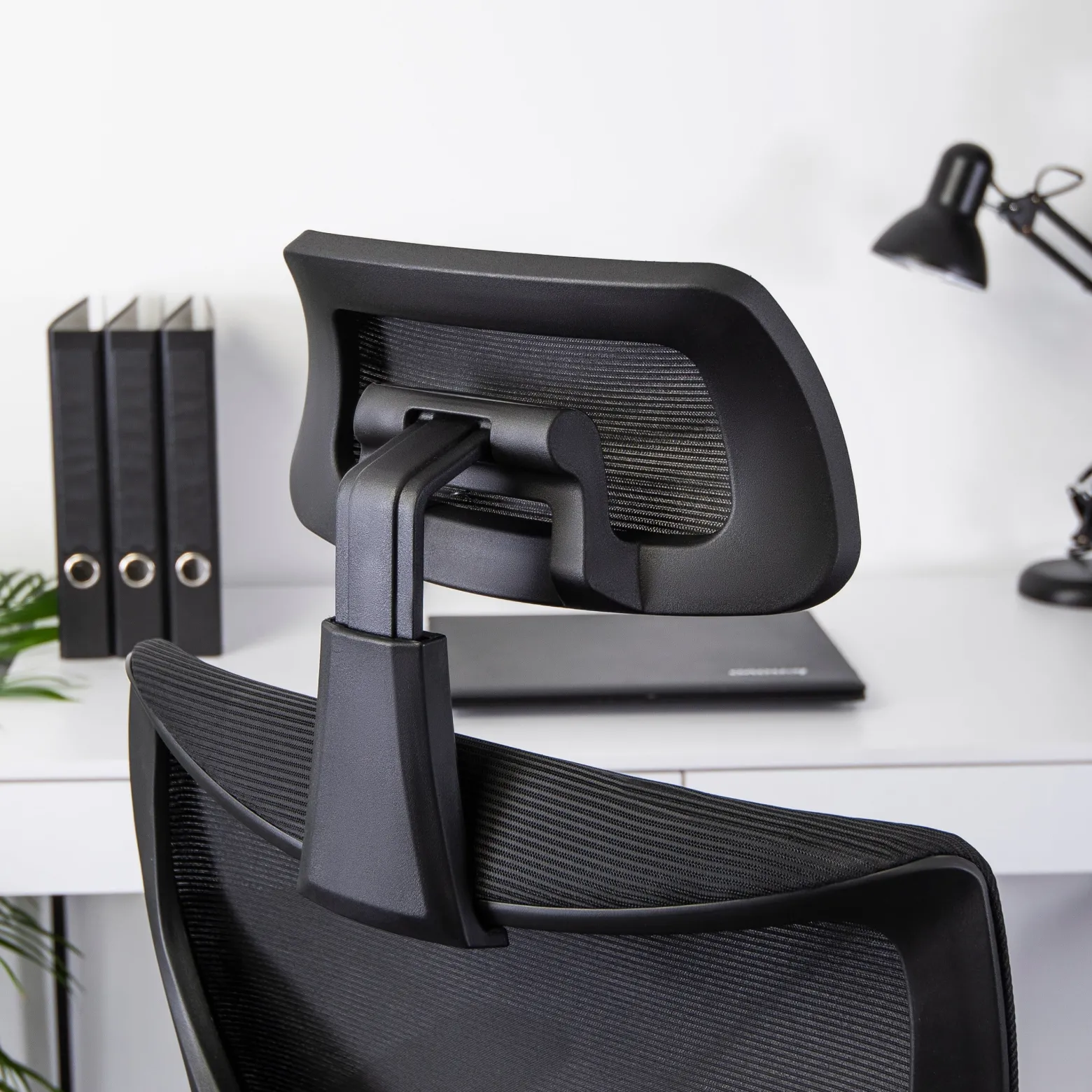 Krzesło Obrotowe Biurowe Fotel Ergonomiczny Obrotowy Biały Czarny FLEX