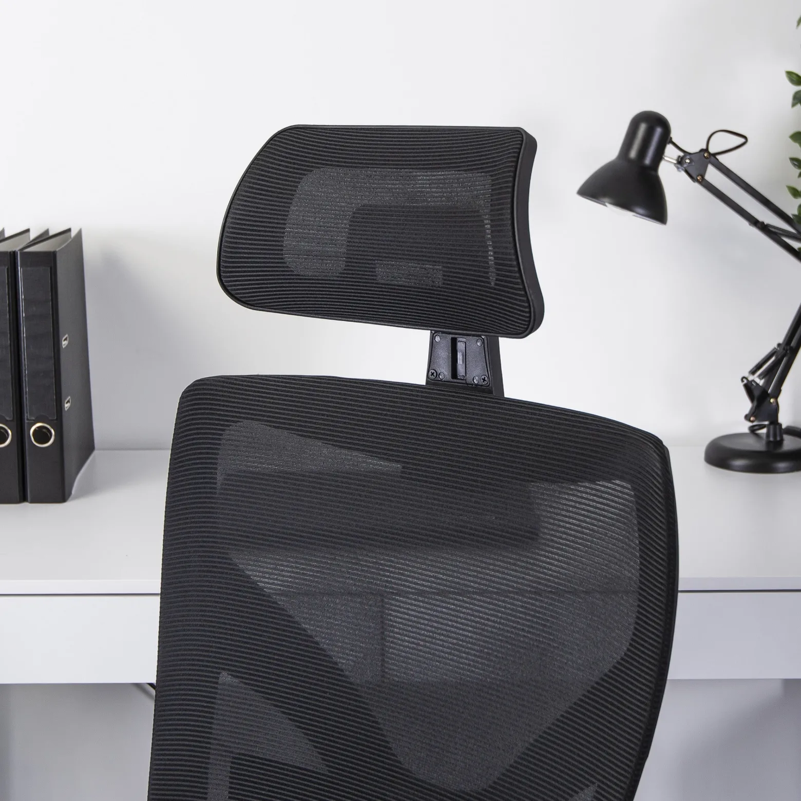 Krzesło Obrotowe Biurowe Fotel Ergonomiczny Obrotowy Biały Czarny FLEX