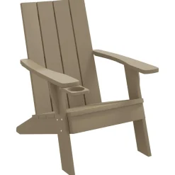 Krzesło ogrodowe Adirondack jasnobrązowe 75x88,5x89,5cm