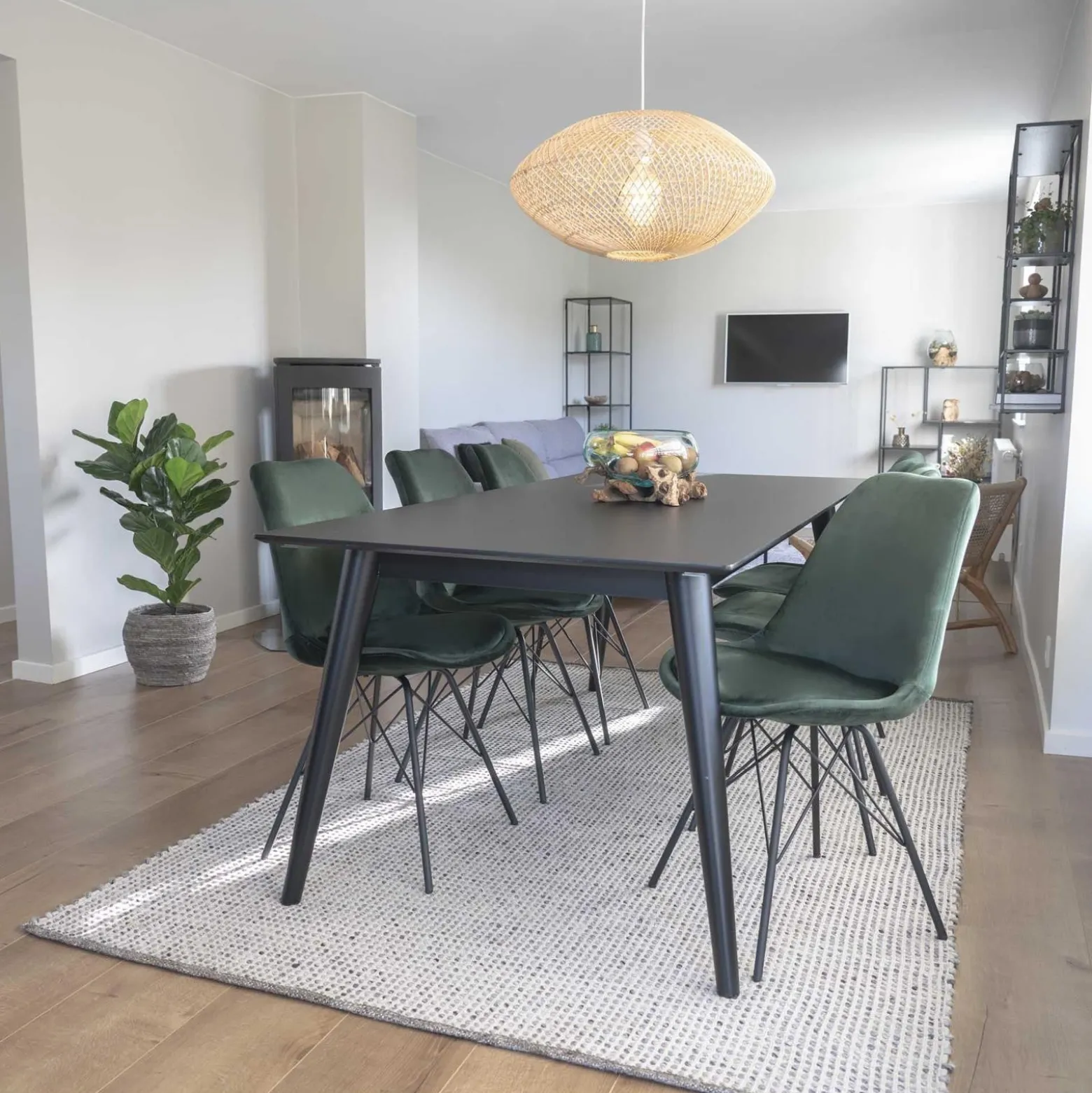 Krzesło Oslo Velvet zielone ciemne
