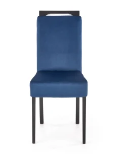 Krzesło tapicerowane CLARION 2 VELVET granatowe