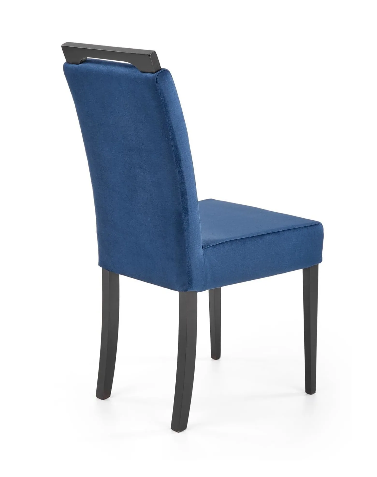 Krzesło tapicerowane CLARION 2 VELVET granatowe