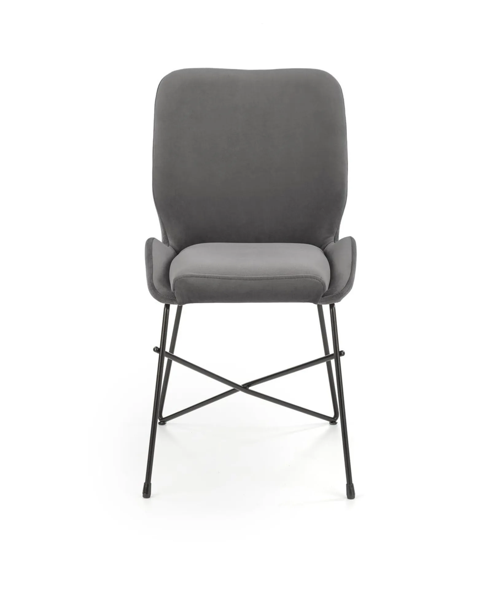 Krzesło tapicerowane K454 VELVET ciemnozielone
