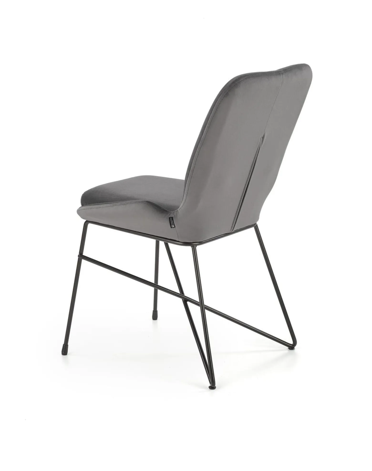 Krzesło tapicerowane K454 VELVET ciemnozielone