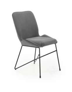 Krzesło tapicerowane K454 VELVET ciemnozielone