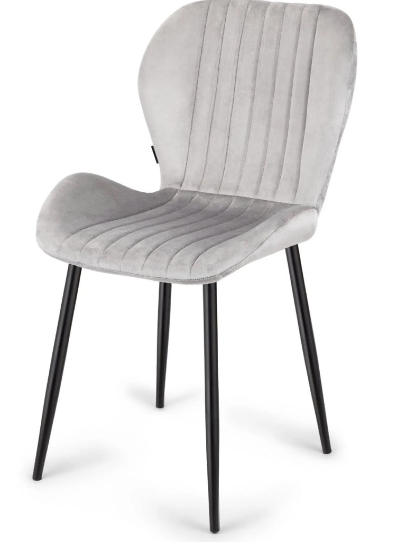 Krzesło tapicerowane MONTI VELVET GREY