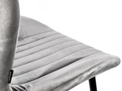 Krzesło tapicerowane MONTI VELVET GREY