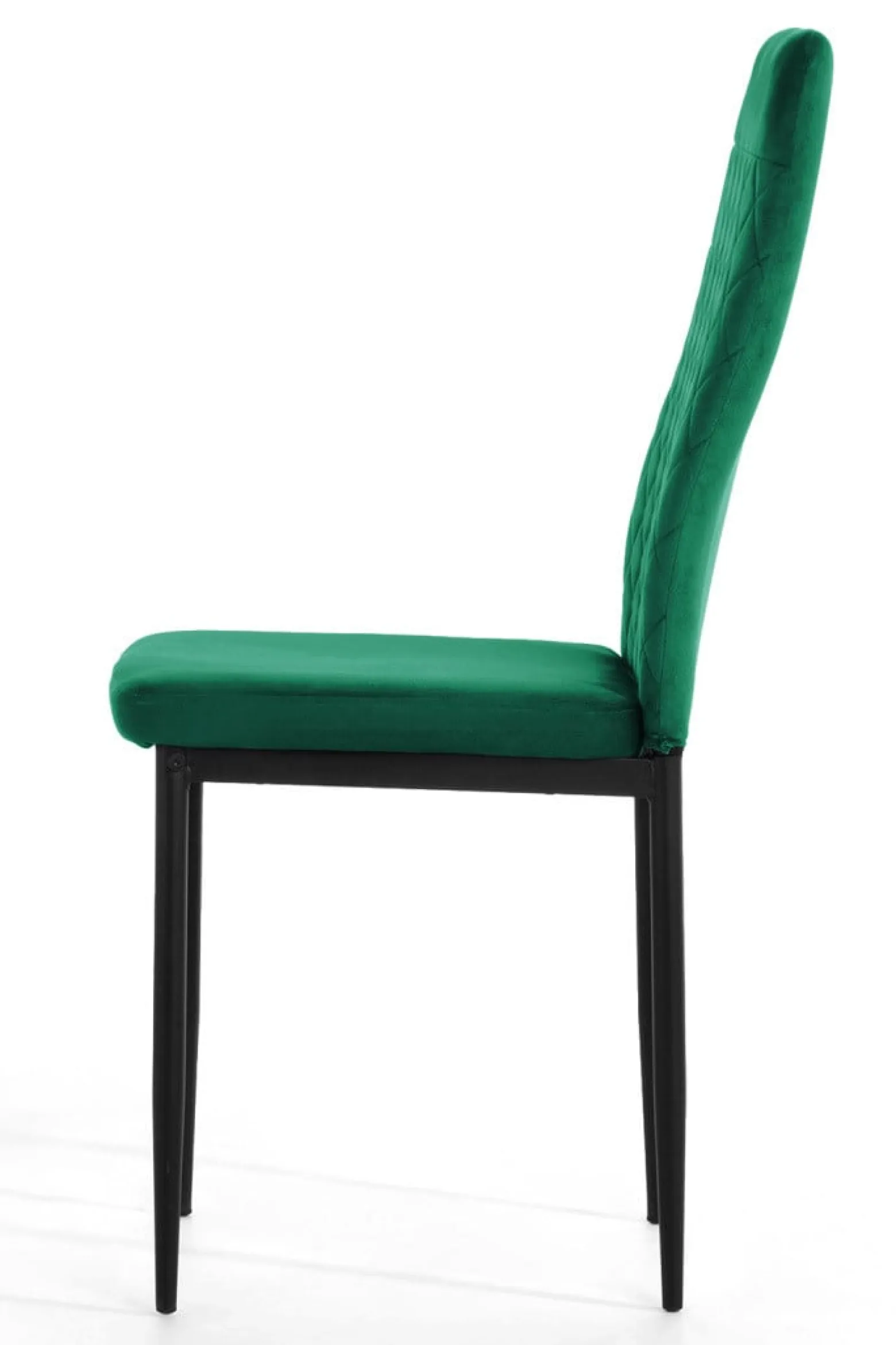 Krzesło tapicerowane VALVA CARO VELVET GREEN