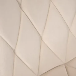Krzesło welurowe tapicerowane Madison Velvet beżowe