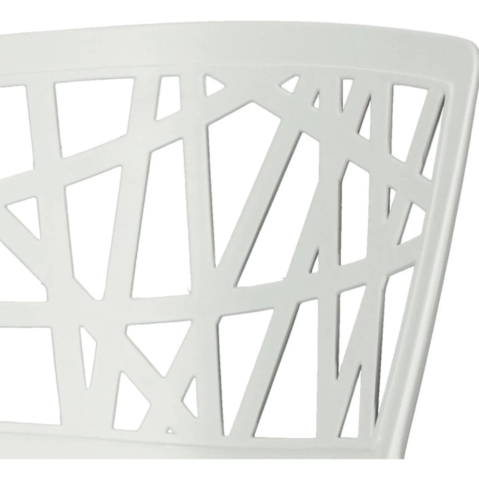 KRZESŁO Z POLIPROPYLENU Bush białe insp. Viento Chair