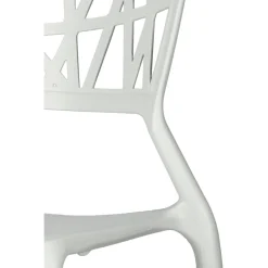KRZESŁO Z POLIPROPYLENU Bush białe insp. Viento Chair